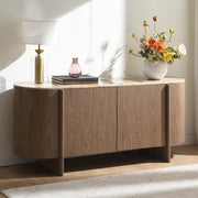 Markku Console Table w/Natural Marble - AC05319
