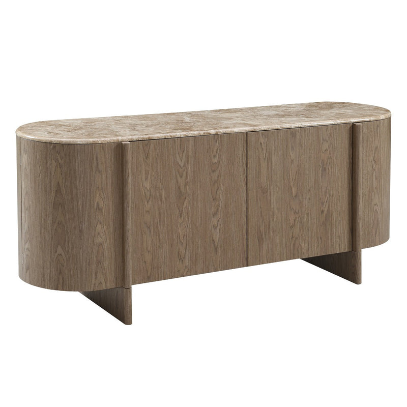 Markku Console Table w/Natural Marble - AC05319
