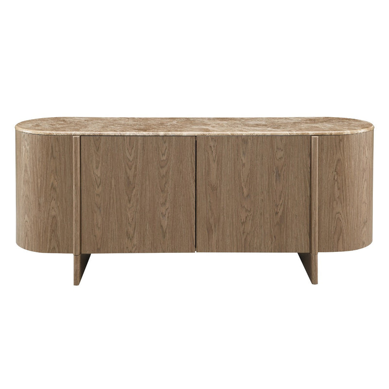 Markku Console Table w/Natural Marble - AC05319