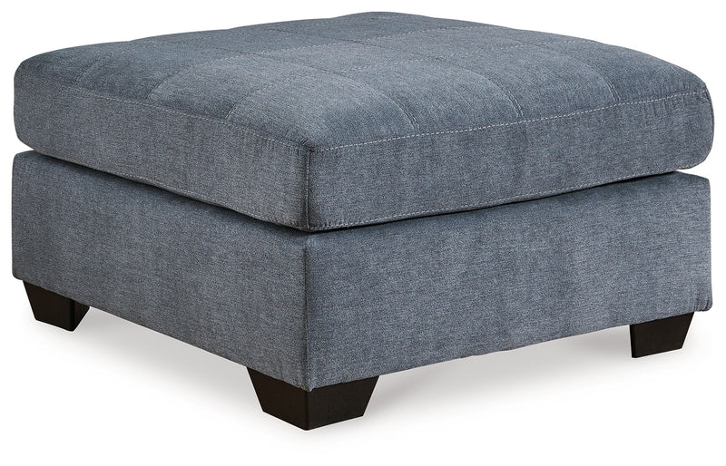 Marleton Denim 2-Piece Sectional with Ottoman from Ashley - Lara Furniture