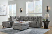 Marleton Gray 2-Piece Sectional with Ottoman from Ashley - Lara Furniture