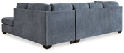 Marleton Denim 2-Piece Sleeper Sectional with Ottoman from Ashley - Lara Furniture