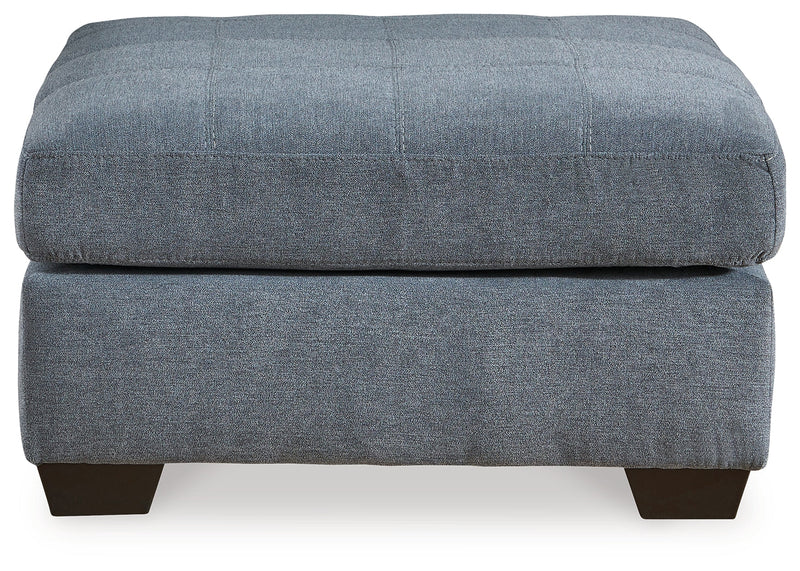 Marleton Denim 2-Piece Sleeper Sectional with Ottoman from Ashley - Lara Furniture
