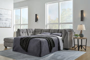 Marleton Gray 2-Piece Sleeper Sectional with Ottoman from Ashley - Lara Furniture