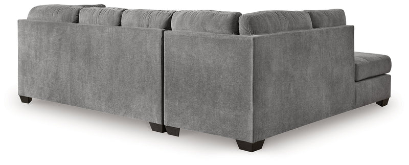 Marleton Gray 2-Piece Sleeper Sectional with Ottoman from Ashley - Lara Furniture