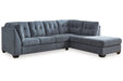 Marleton Denim 2 - Piece Sectional with Chaise - Gate FurnitureSectional