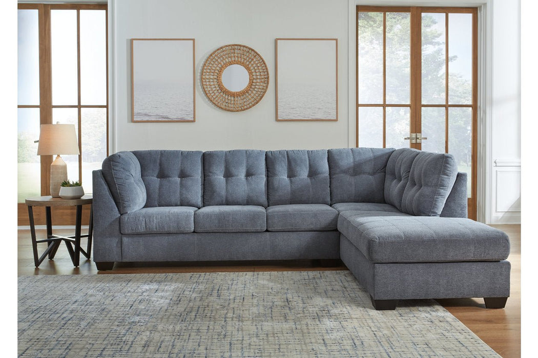 Marleton Denim 2 - Piece Sectional with Chaise - Gate FurnitureSectional