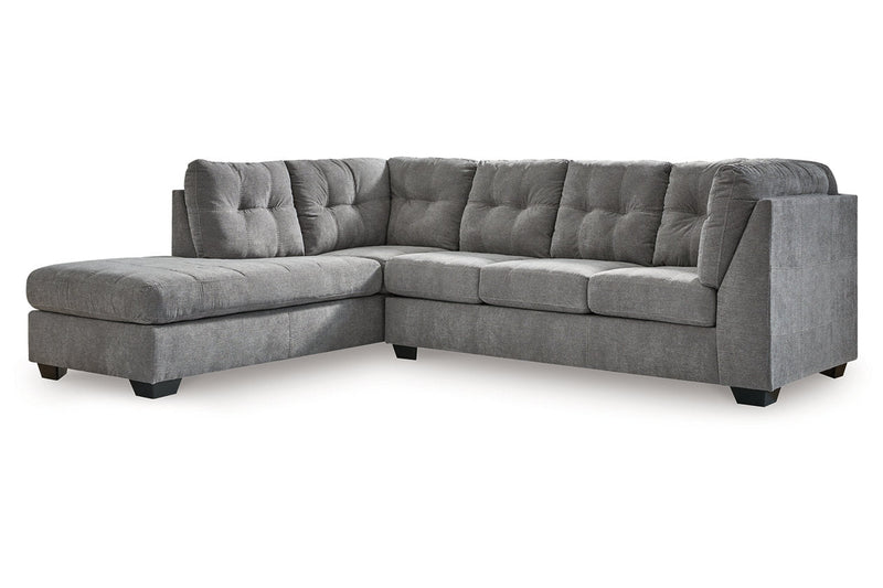 Marleton Gray 2 - Piece Sectional with Chaise - Lara FurnitureSectional