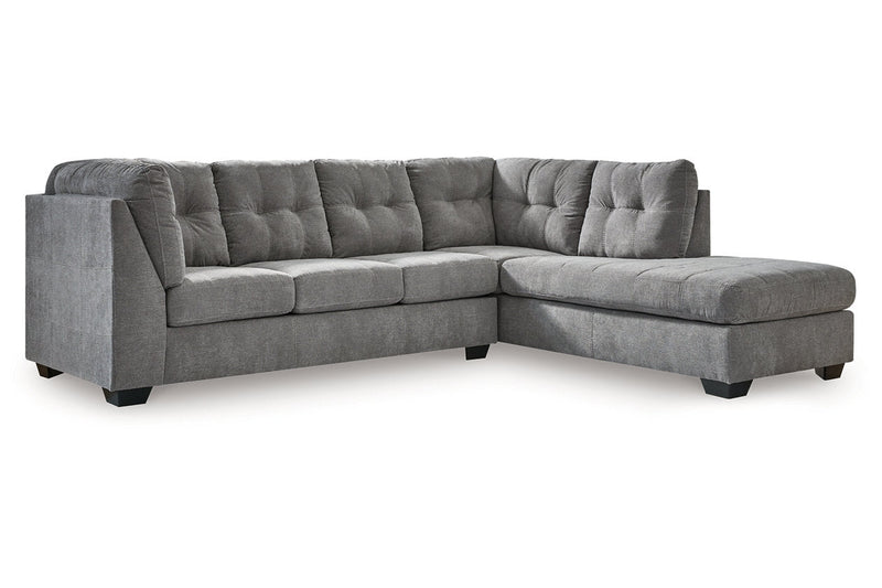 Marleton Gray 2 - Piece Sectional with Chaise - Lara FurnitureSectional