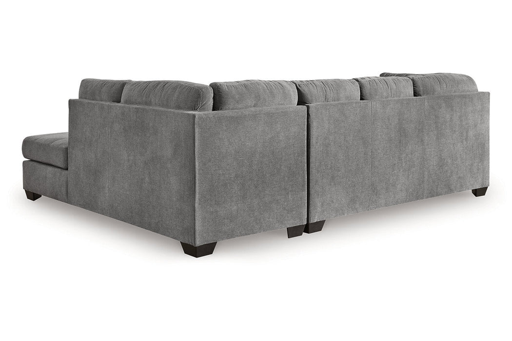 Marleton Gray 2 - Piece Sectional with Chaise - Gate FurnitureSectional