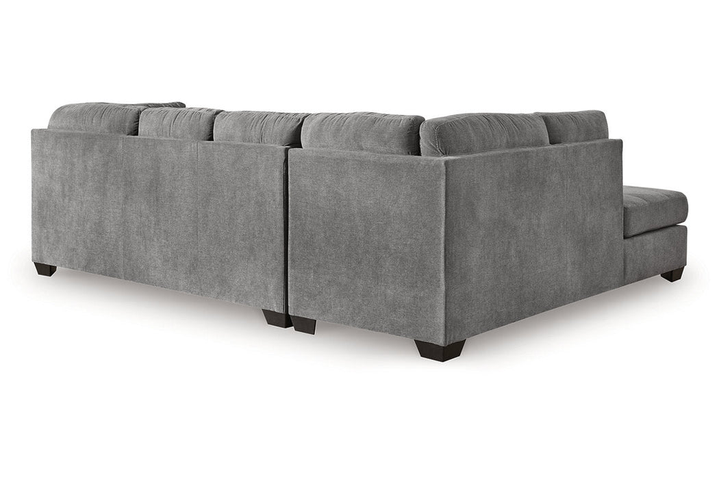 Marleton Gray 2 - Piece Sectional with Chaise - Gate FurnitureSectional