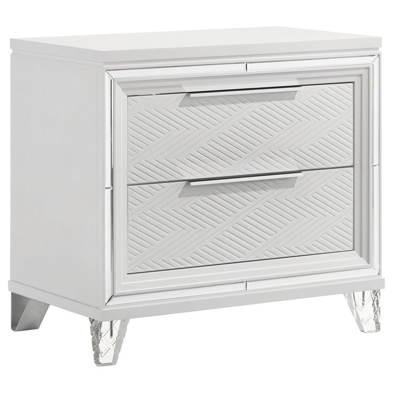 Marmore 4-piece Queen Bedroom Set White - 224961Q-S4
