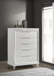 Marmore 5-drawer Bedroom Chest of Drawers White - 224965