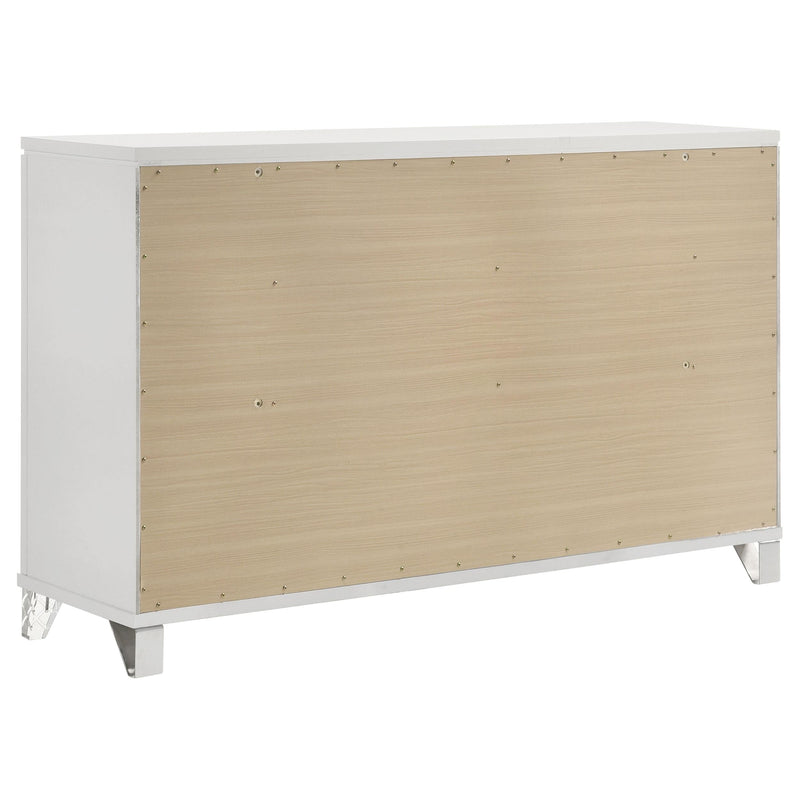 Marmore 9-drawer Dresser Cabinet White - 224963