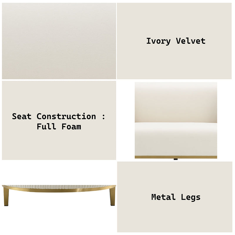 Martina Loveseat w/2 Pillows - LV03851