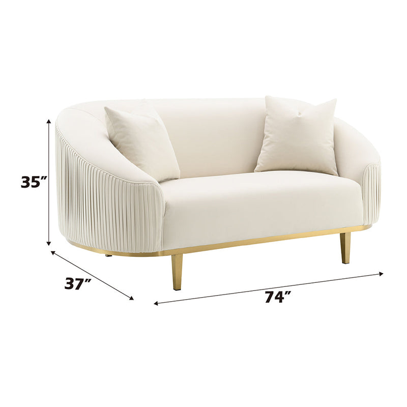 Martina Loveseat w/2 Pillows - LV03851