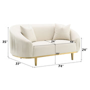 Martina Loveseat w/2 Pillows - LV03851