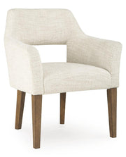 Marxmore Beige/Brown Dining Arm Chair, Set of 2 - D863-02A