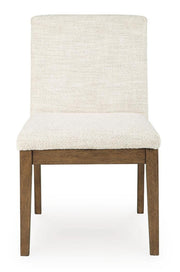Marxmore Beige/Brown Dining Chair, Set of 2 - D863-01