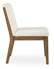 Marxmore Beige/Brown Dining Chair, Set of 2 - D863-01
