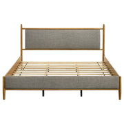 Mason 46-inch Eastern King Panel Platform Bed Light Brown - 315914KE