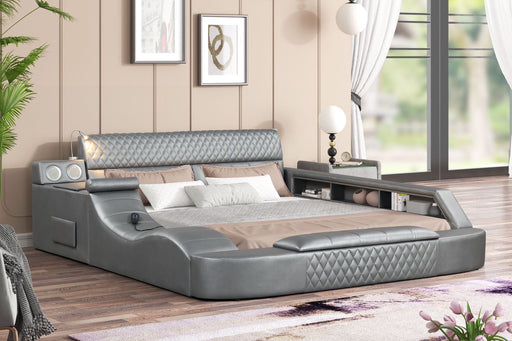Massage Gray King Bed - MASSAGE-GY-K-BED