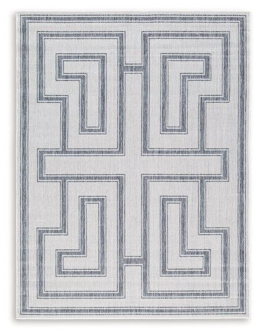 Matinwood Ivory/Charcoal 5' x 7' Rug - R900032