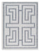 Matinwood Ivory/Charcoal 8' x 10' Rug - R900031
