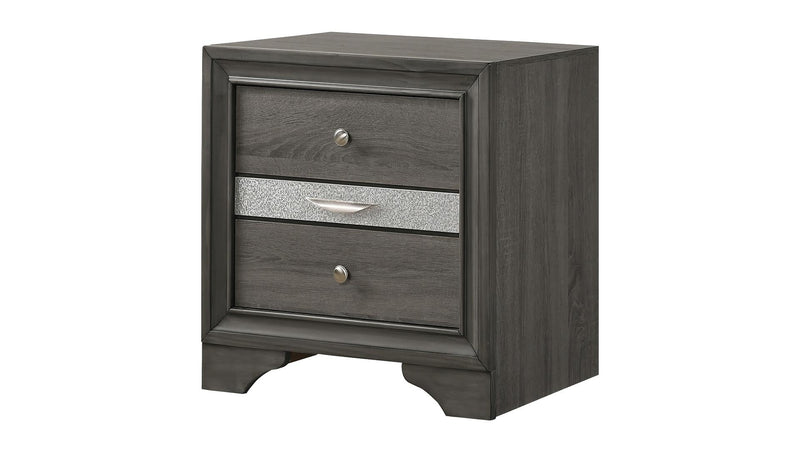 Matrix Nightstand Gray - Matrix Nightstand Gray