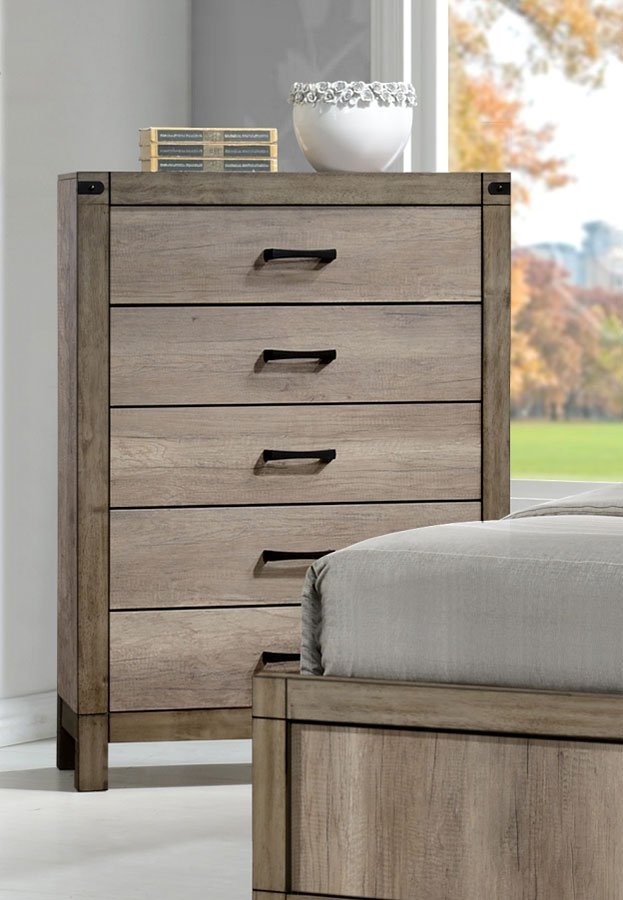 Matteo Light Brown Chest - Lara FurnitureChest