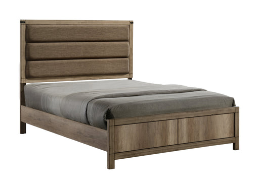 Matteo Melamine Queen Upholstered Panel Bed - Lara FurnitureQueen Bed