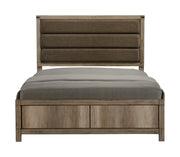 Matteo Melamine Queen Upholstered Panel Bed - Lara FurnitureQueen Bed