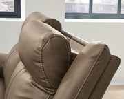 Max-Momentum Biscotti 7-Piece Power Reclining Sectional with Audio Consoles - PC82305S7