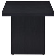 Max Square Engineered Laminate End Side Table Black - 706277