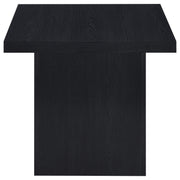 Max Square Engineered Laminate End Side Table Black - 706277