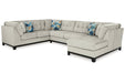 Maxon Place Stone 3 - Piece Sectional with Chaise - Gate FurnitureSectional