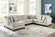 Maxon Place Stone 3 - Piece Sectional with Chaise - Gate FurnitureSectional