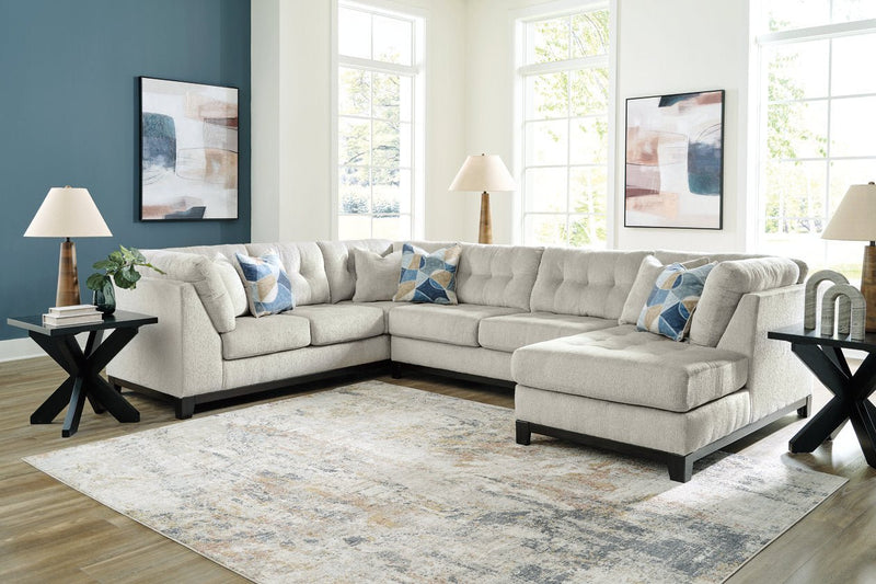 Maxon Place Stone 3 - Piece Sectional with Chaise - Lara FurnitureSectional