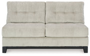 Maxon Place Stone Armless Loveseat - 3300434