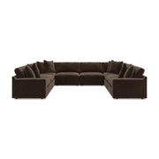 Maxton Heights Bittersweet 8-Piece Sectional - 67807S5