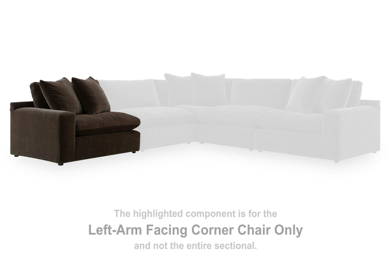 Maxton Heights Bittersweet Left-Arm Facing Corner Chair - 6780764