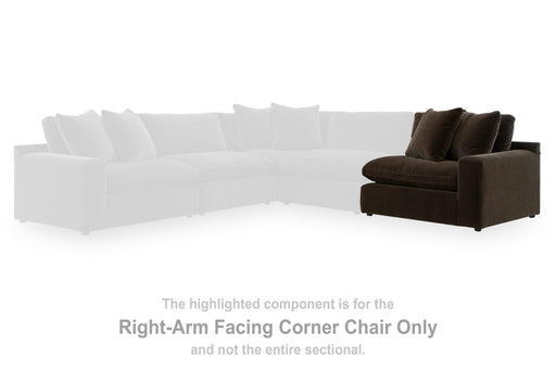 Maxton Heights Bittersweet Right-Arm Facing Corner Chair - 6780765