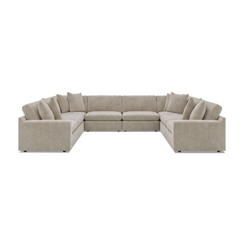 Maxton Heights Pebble 8-Piece Sectional - 67808S5