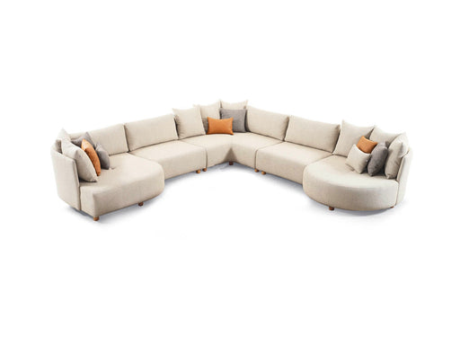 Mayer Sectional Sofa in Cream - 200-ELI-MAY-TRNT-06-TRNT-10-S