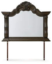 Maylee Dark Brown Bedroom Mirror - B947-36
