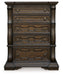 Maylee Dark Brown Chest of Drawers - B947-46