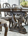 Maylee Dark Brown Dining Table and 10 Chairs - Gate FurnitureDining Room Set