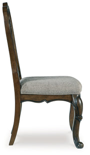Maylee Dining Table and 4 Chairs and Bench in Dark Brown from Ashley - Lara Furniture