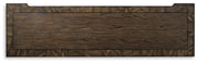 Maylee King Canopy Bed, Dresser and Nightstand in Dark Brown - PKG022427