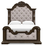 Maylee Queen Upholstered Panel Bed, Dresser and 2 Nightstands - B947B20